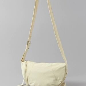 American Eagle Outfitters Cream Safari Mini Slouch Cross Body Bag